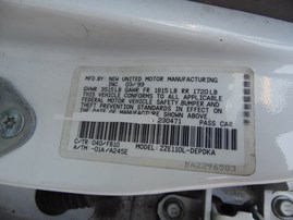 1999 TOYOTA COROLLA CE WHITE 1.8L AT Z18393